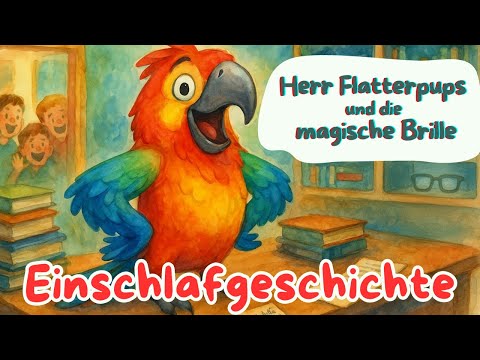 Herr Flatterpups und der verrückte Papagei 🦜 lustige Einschlafgeschichte für Kinder (ab 6 Jahren)