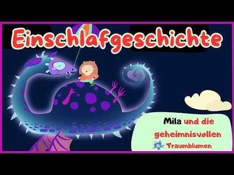 Süße Einschlafgeschichte für Kinder zum Träumen und Entspannen ✅ Mila und die magischen Traumblumen